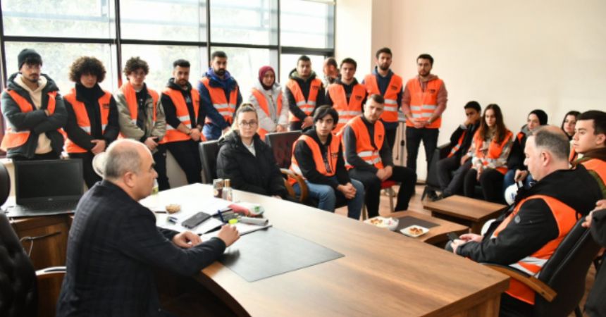 Mühendis adaylarına yerinde eğitim!