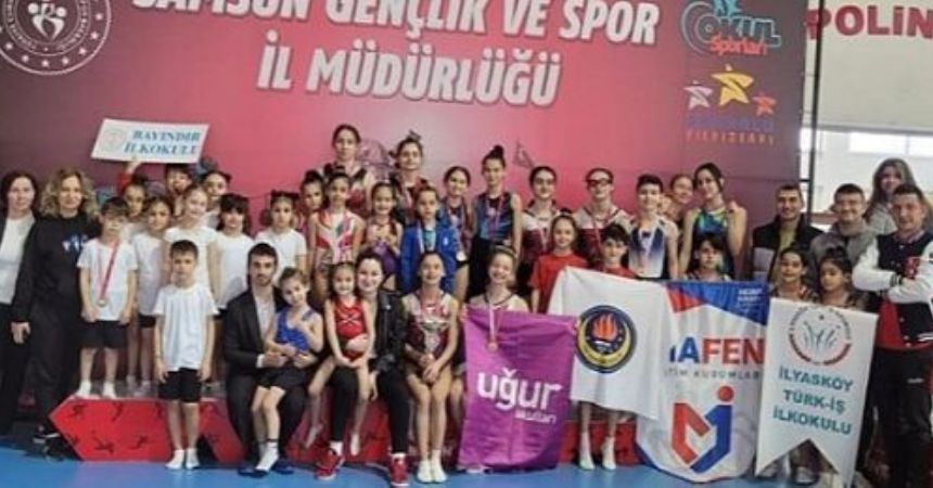 Samsun'da trampolin şampiyonası