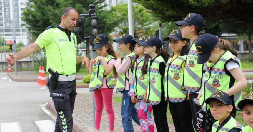 İlkadım'da trafik eğitimi İlkadım'da trafik eğitimi
