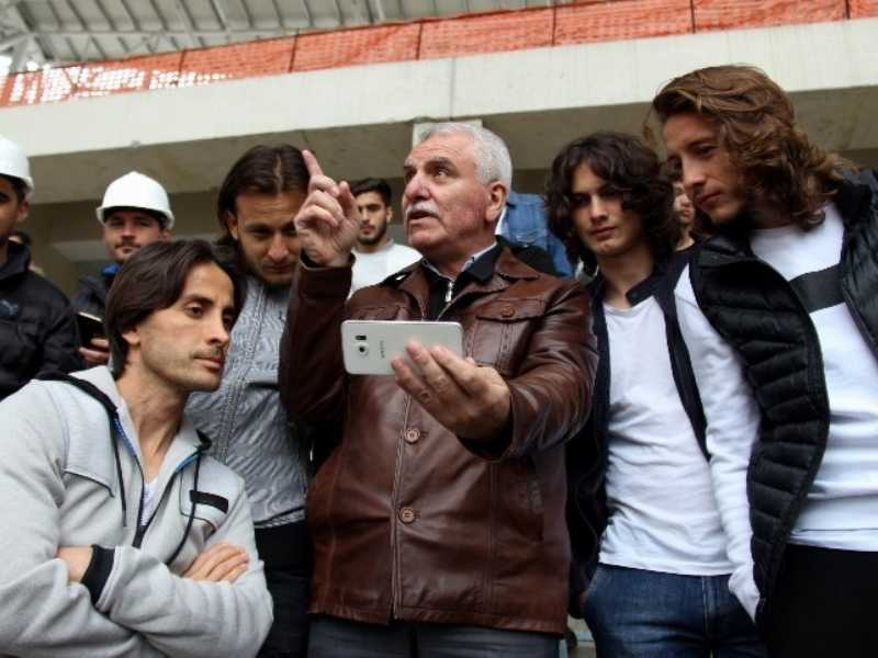 Samsunspor Kafilesi Yeni Stadı İnceledi Samsunspor Kafilesi Yeni Stadı İnceledi