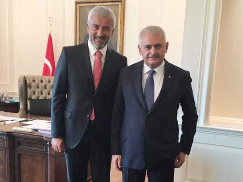 Enver Yılmaz, Başbakan Yıldırım Ile Görüştü Enver Yılmaz, Başbakan Yıldırım Ile Görüştü