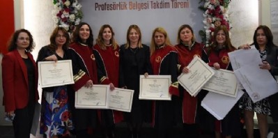 Omü'de 155 Akademisyen Profesörlük Belgesini Teslim Aldı