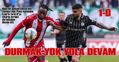 Samsun'u Konya'da Bola Uçurdu