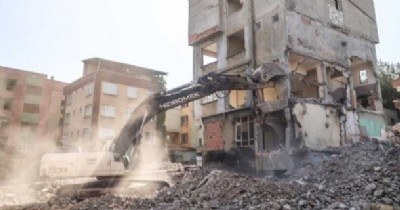 Canik'te Son Sürat Yıkım