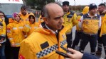Ambulans şoförlerine sürüş eğitimi