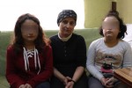 Üç çocukla yaşam mücadelesi