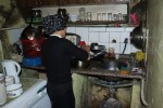 Üç çocukla yaşam mücadelesi