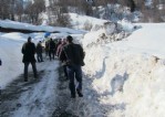 Macahel bölgesinde ağır kış