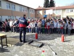İtfaiyeden yangın tatbikatı