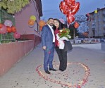 Pankartlı evlilik teklifi