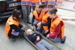 Minik öğrenciler tatbikat yaptı