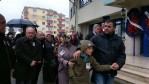 Kazada ölen polis için hazin tören