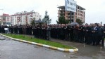 Kazada ölen polis için hazin tören