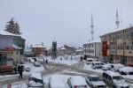 Tokat’ta kar yağışı etkili oluyor