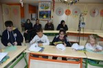 Engelli öğrencilerden hastane sınıfına ziyaret