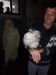 İtfaiyeden tavuk kurtarma operasyonu