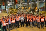 Bafralı öğrenciler otomotiv fabrikasında