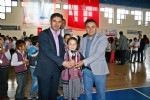Miniklerin kupa ve madalya heyecanı