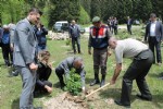 Rize’de jandarmadan şehitler ormanı