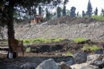 Yol kazısında iskelet bulundu