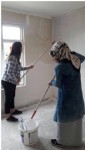 Üniversiteliler illkokulu boyadı