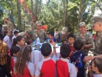 Jandarma ile minik yürekler daha mutlu