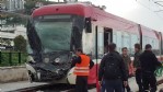 Tramvaylar çarpıştı
