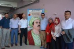 Okulda yıl sonu görsel sanatlar sergisi