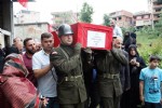 Şehit Fazlıoğlu memleketi Rize'de toprağa verildi