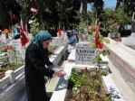 Şehitlikte hüzünlü buluşma