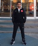 Milli karateciyi hırs bastı