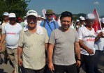 Aksu ve Bektaşoğlu ’Adalet Yürüyüşü’nde