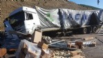 TIR kazası: Faciadan dönüldü