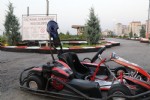 Go-kart pistinde görünmez kaza