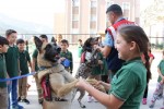 Jandarmadan ilk derste köpekli sürpriz