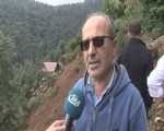 Köylüler heyelan anlarını anlattı