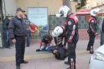 Parkta hareketli anlar