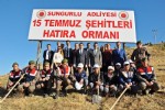 Sungurlu’da asker ve öğrenciler fidan dikti