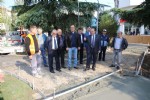 Bafra meydanı yenileniyor