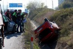 Samsun’da otomobil takla attı: 1 yaralı