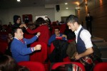 Engelli öğrenciler polislerle eğlendi