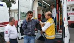 Çocuklarını görmek isteyen eniştesini bıçakladı