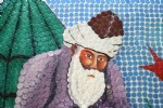 Şişe kapağından Mevlana tablosu yaptılar