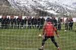 Gümüşhanespor, ısıtmalı zemininde çalıştı