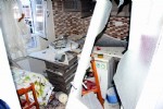 Mutfak tüpü bomba gibi patladı