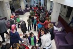 Minik öğrencilerden huzurevi ziyareti