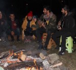 Doğaseverlerden kışa merhaba kampı