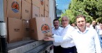 Atakum'dan çadır kentlere yardım