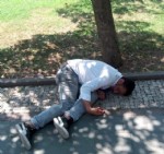 Bayram günü... şehrin ortasında...