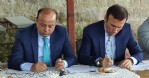 Canik'te Başkan ve Kaymakam istişarede